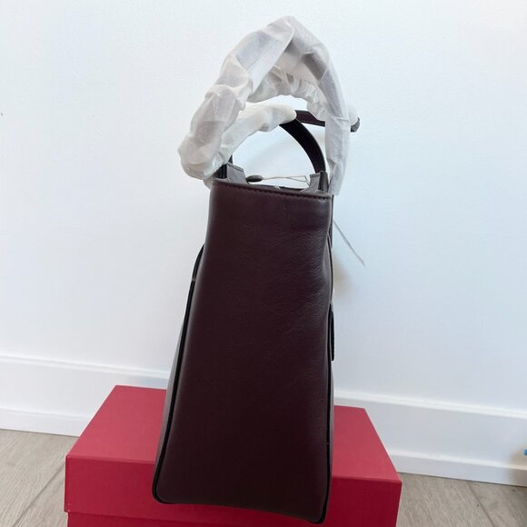 NWT Piquadro Italian Leather Work Tote Bag - Picture 5 of 6